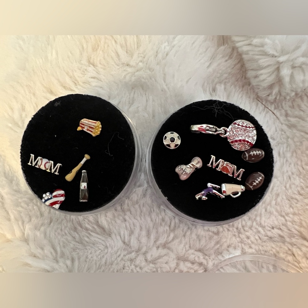 Origami owl sports charm lot